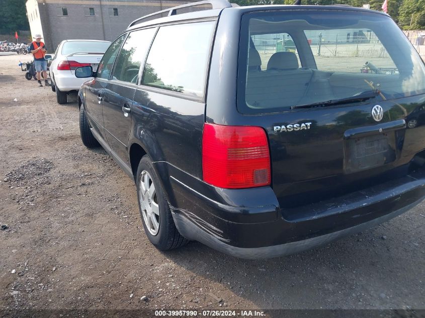 2000 Volkswagen Passat Gls VIN: WVWNA23B3YE127593 Lot: 39957990