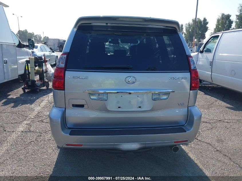 2008 Lexus Gx 470 VIN: JTJBT20X580155841 Lot: 39957991