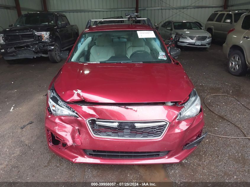 2019 Subaru Impreza 2.0I VIN: 4S3GTAA67K1710458 Lot: 39958057