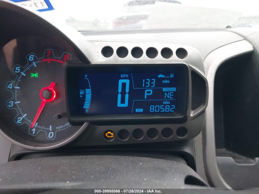 2012 Chevrolet Sonic 2Lt VIN: 1G1JC5SH1C4111920 Lot: 39958066