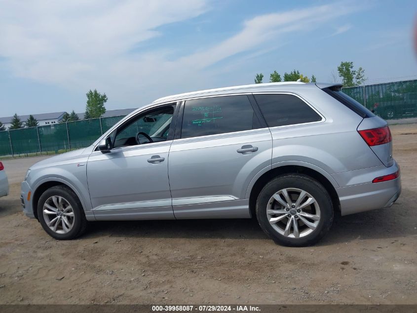 2018 Audi Q7 3.0T Premium VIN: WA1LAAF75JD009706 Lot: 39958087