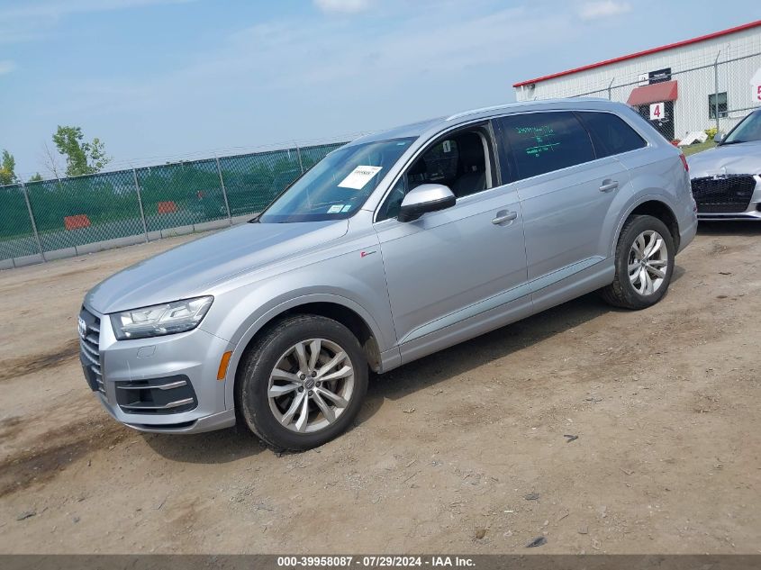 2018 Audi Q7 3.0T Premium VIN: WA1LAAF75JD009706 Lot: 39958087