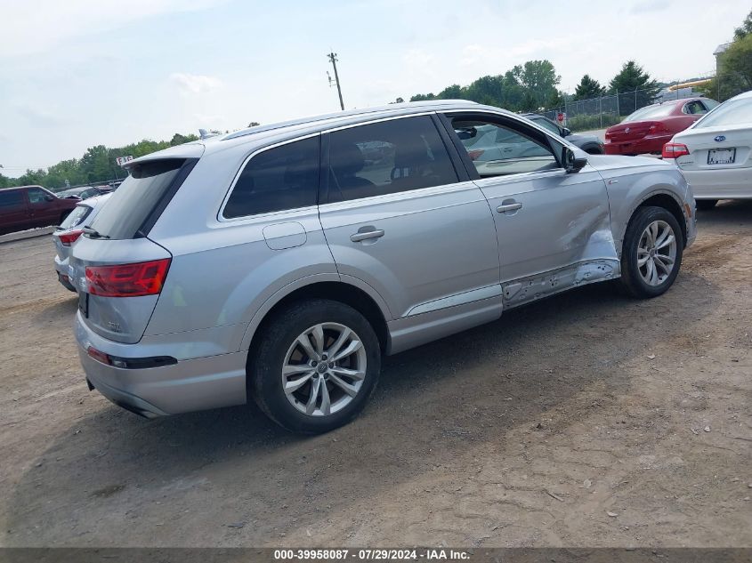 2018 Audi Q7 3.0T Premium VIN: WA1LAAF75JD009706 Lot: 39958087