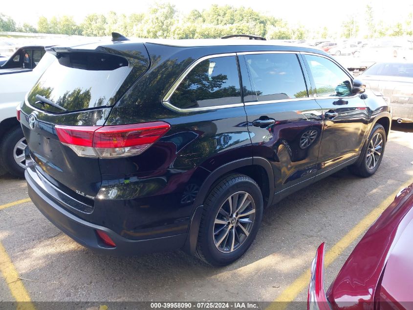 2018 TOYOTA HIGHLANDER XLE - 5TDJZRFH2JS828965