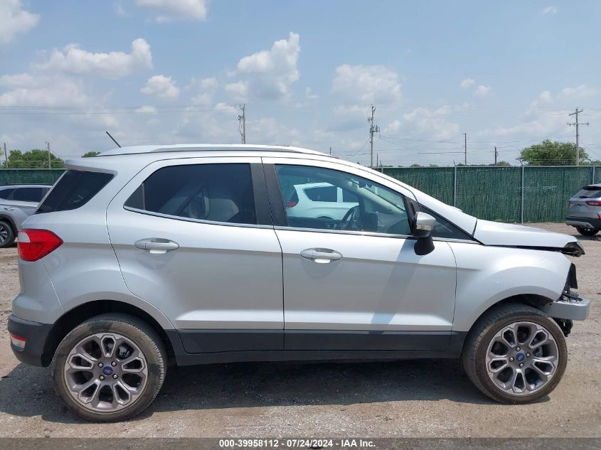 2020 Ford Ecosport Titanium VIN: MAJ6S3KL7LC347380 Lot: 39958112