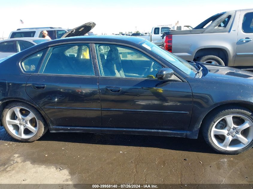 2007 Subaru Legacy 2.5I VIN: 4S3BL616176205579 Lot: 39958140