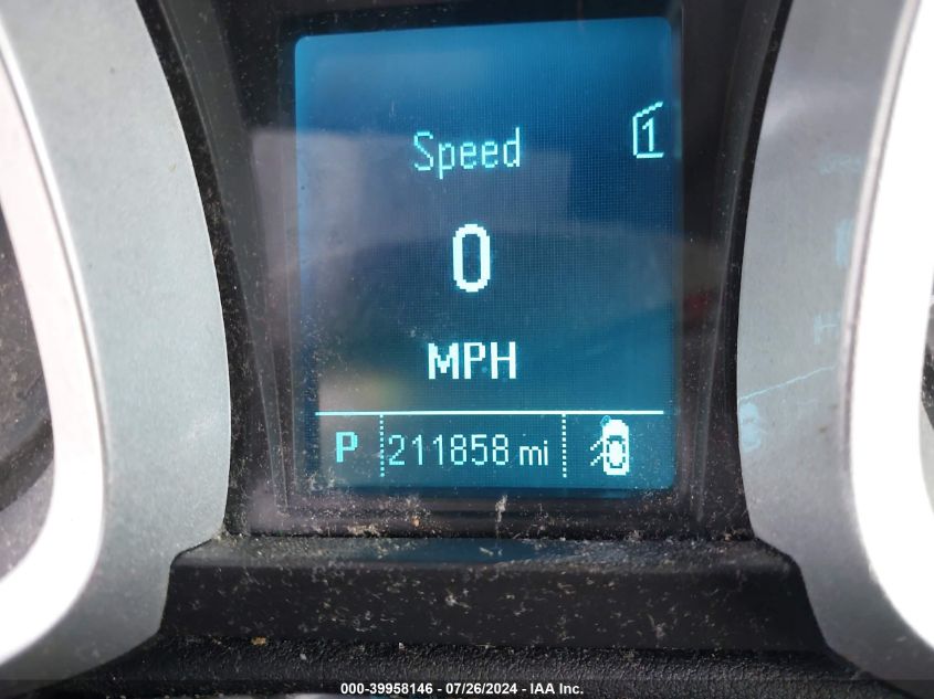 2012 Chevrolet Equinox 1Lt VIN: 2GNALDEK7C6156133 Lot: 39958146