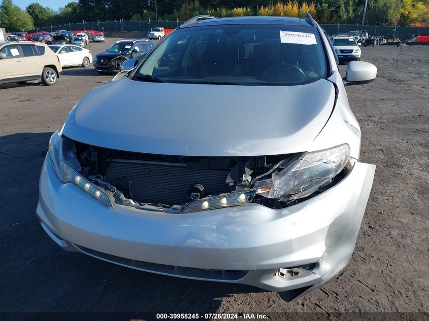 2014 Nissan Murano S/Sl/Sv/Le VIN: JN8AZ1MW7EW506724 Lot: 39958245