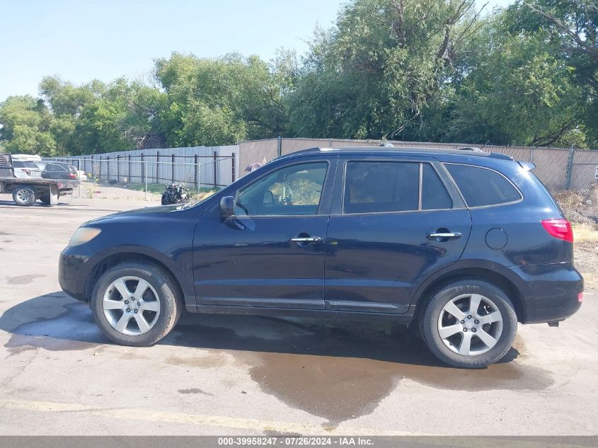 2007 Hyundai Santa Fe Limited/Se VIN: 5NMSH73E27H000772 Lot: 39958247