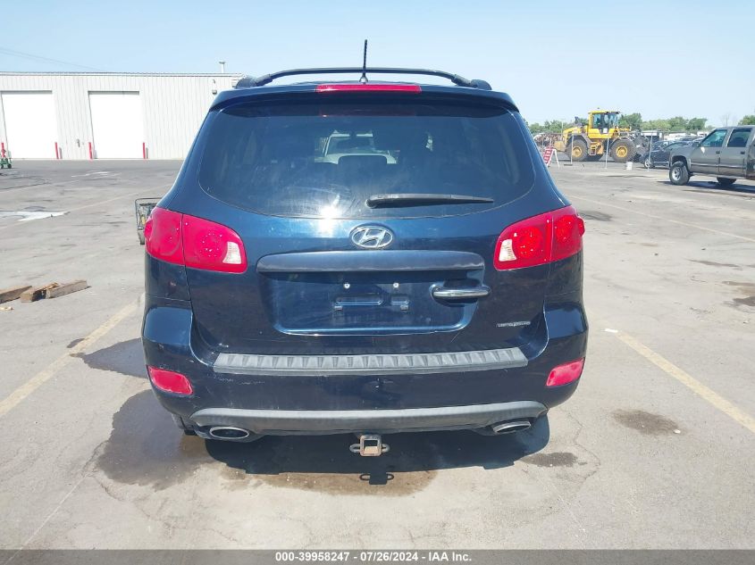 2007 Hyundai Santa Fe Limited/Se VIN: 5NMSH73E27H000772 Lot: 39958247