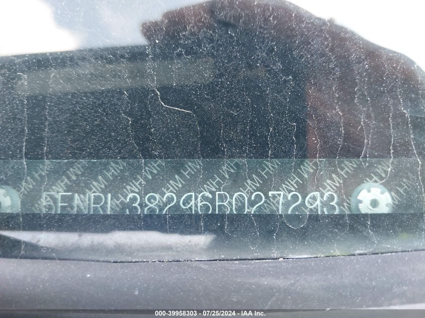 2006 Honda Odyssey Lx VIN: 5FNRL38296B027293 Lot: 39958303