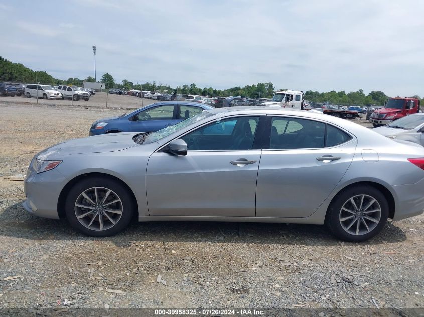 2019 Acura Tlx Standard VIN: 19UUB1F33KA009406 Lot: 39958325