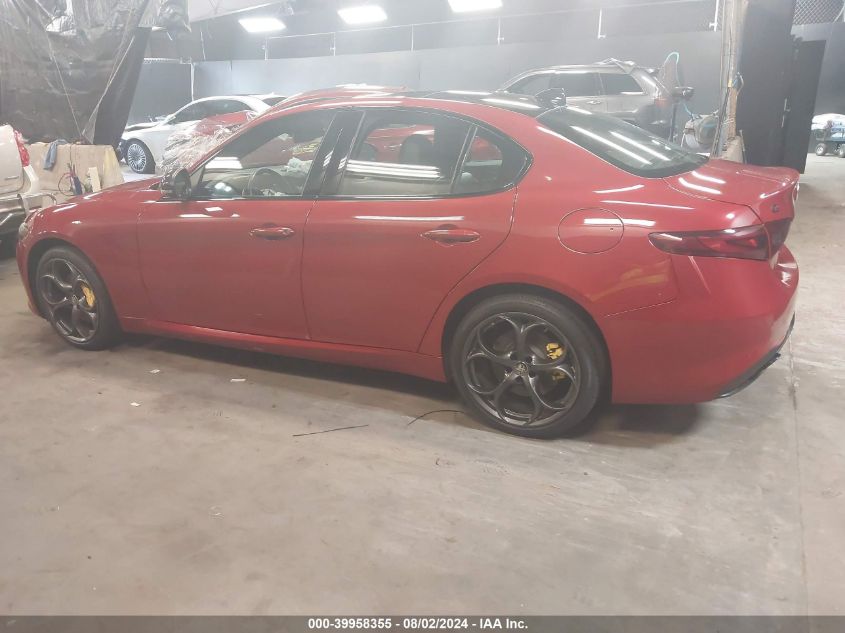 2020 Alfa Romeo Giulia Ti Sport Awd VIN: ZARFANBN3L7636300 Lot: 39958355