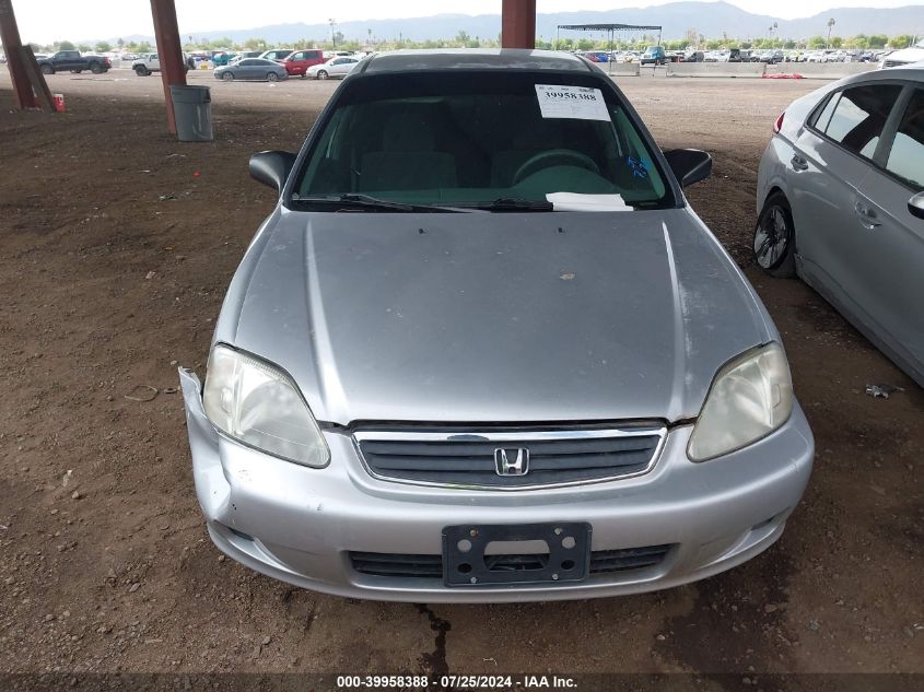 1999 Honda Civic Lx VIN: 2HGEJ6679XH511711 Lot: 39958388