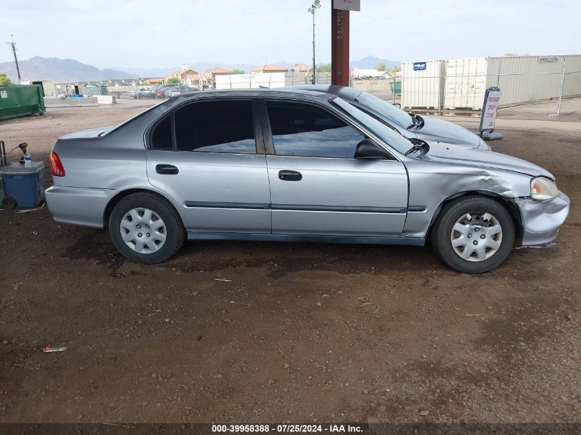 1999 Honda Civic Lx VIN: 2HGEJ6679XH511711 Lot: 39958388