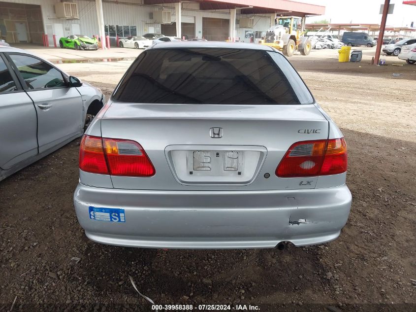 1999 Honda Civic Lx VIN: 2HGEJ6679XH511711 Lot: 39958388