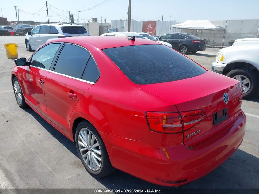 2015 Volkswagen Jetta 1.8T Se VIN: 3VWD17AJ0FM356370 Lot: 39958391