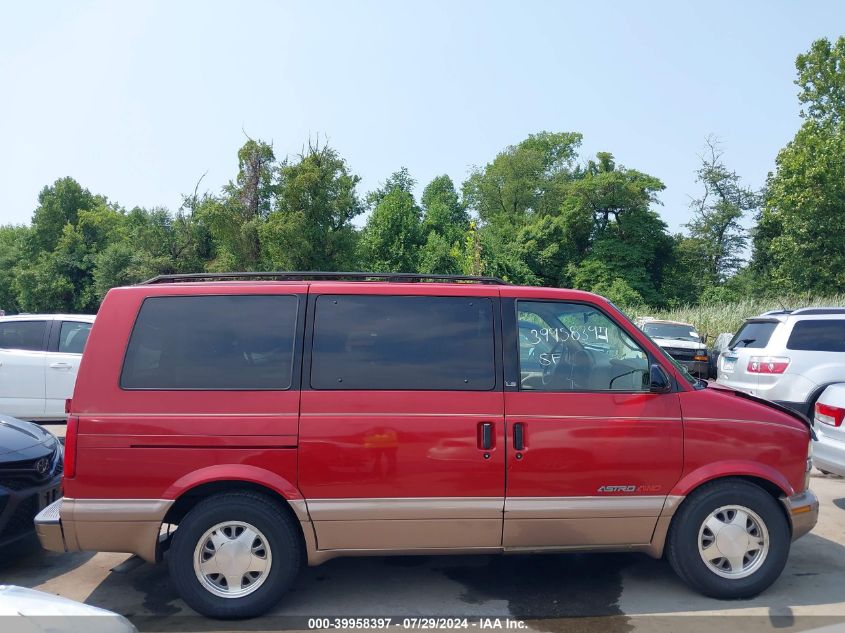 1999 Chevrolet Astro VIN: 1GNEL19W3XB168912 Lot: 39958397