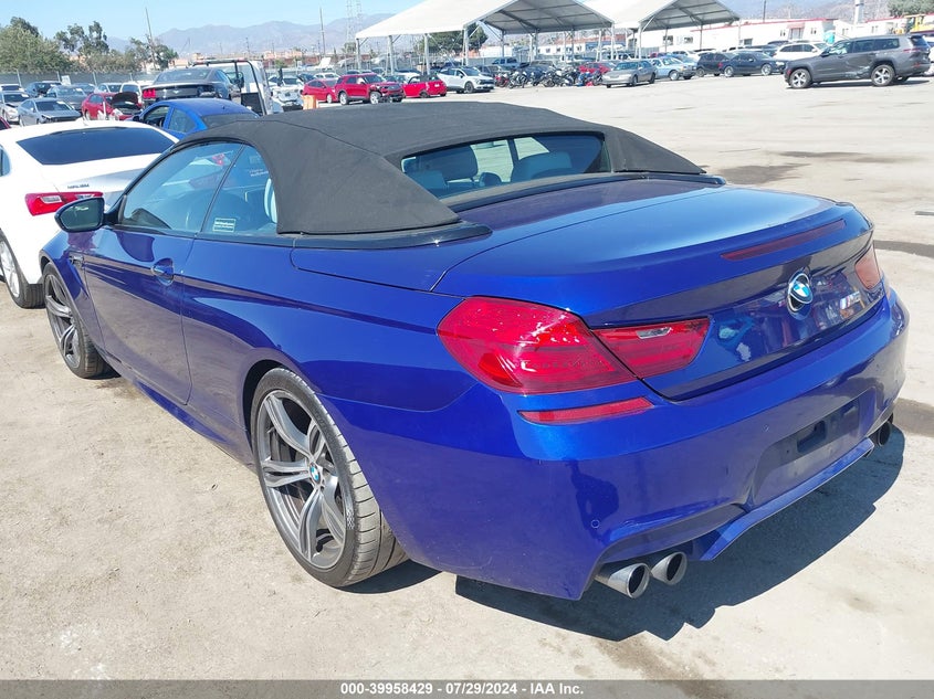 2012 BMW M6 VIN: WBSLZ9C5XCC985482 Lot: 39958429
