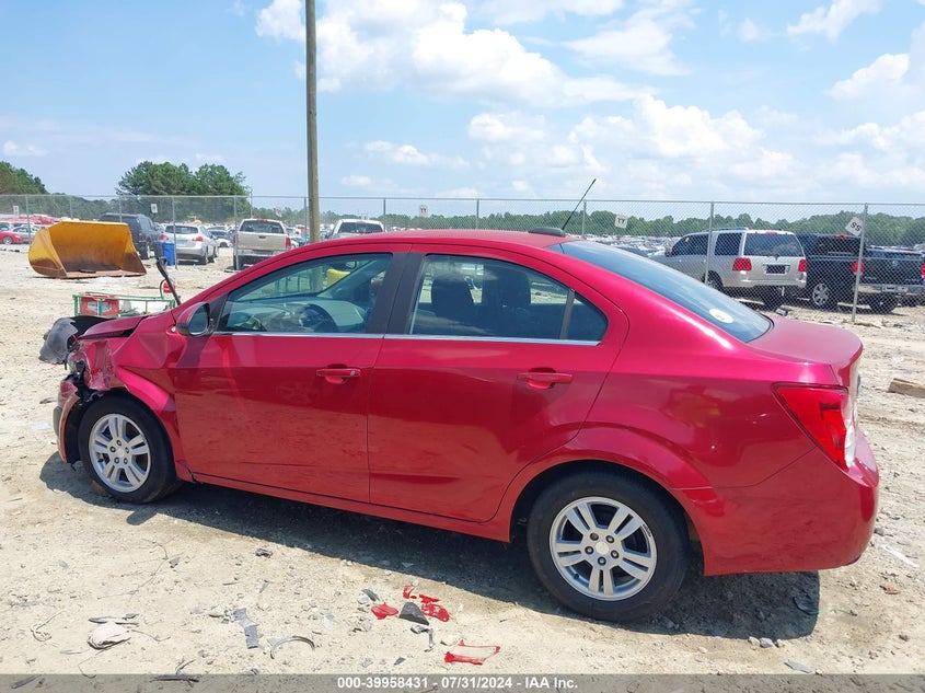 2015 Chevrolet Sonic Lt Auto VIN: 1G1JC5SH2F4218804 Lot: 39958431