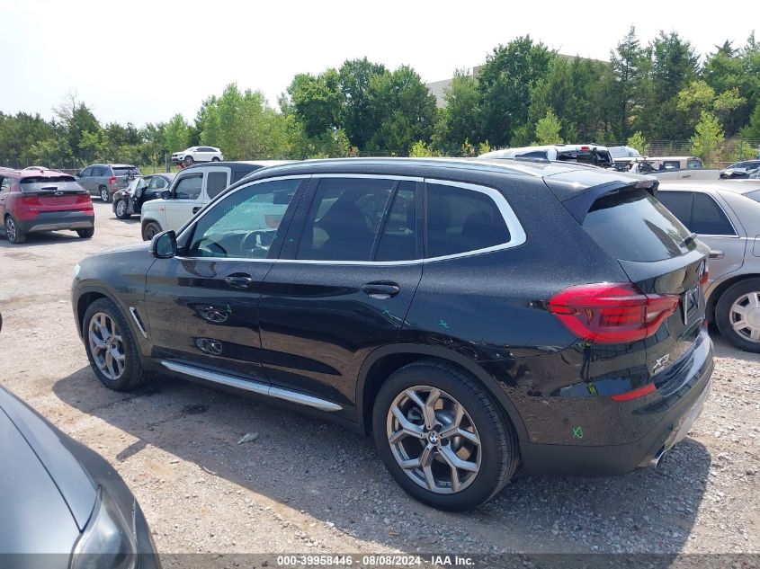 2021 BMW X3 XDRIVE30I - 5UXTY5C05M9G36947