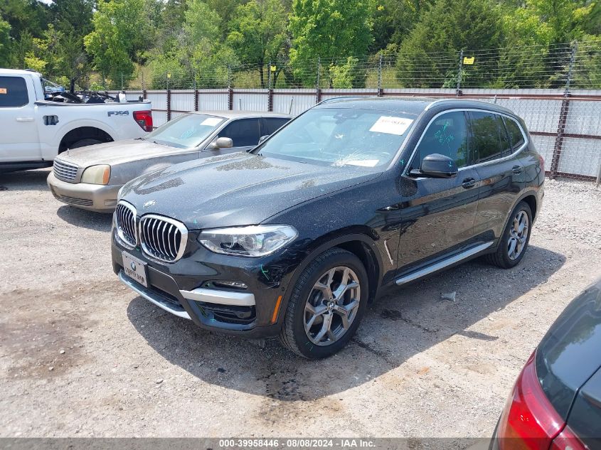 2021 BMW X3 XDRIVE30I - 5UXTY5C05M9G36947