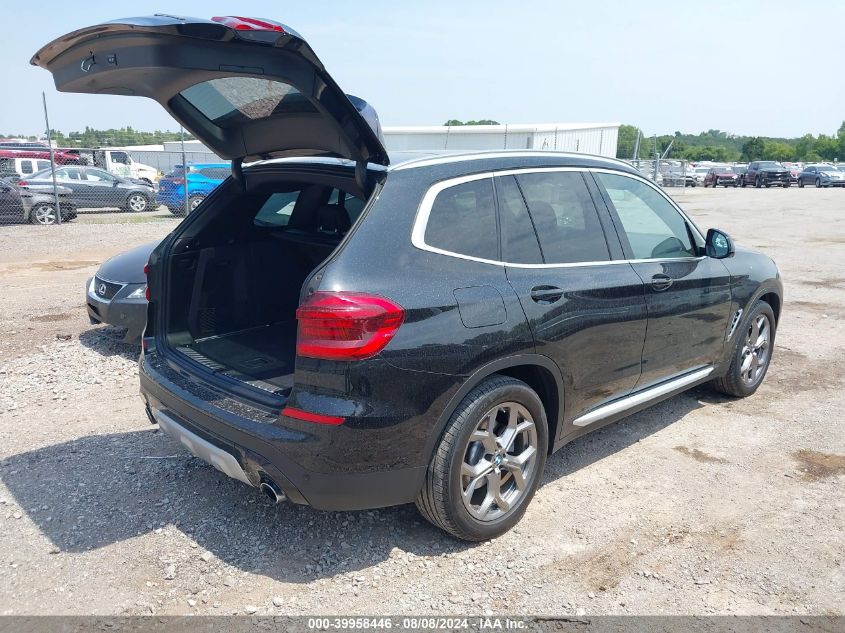 2021 BMW X3 XDRIVE30I - 5UXTY5C05M9G36947