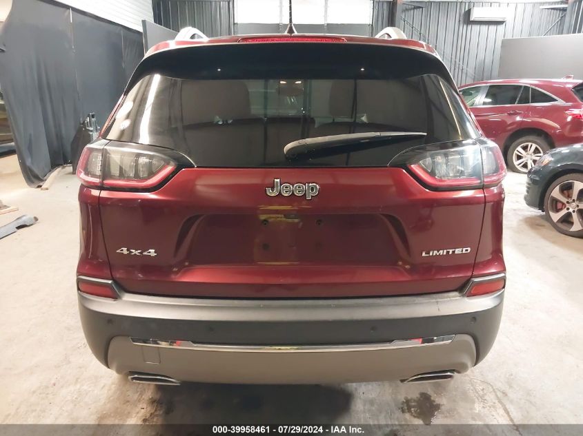 2019 Jeep Cherokee Limited 4X4 VIN: 1C4PJMDX1KD292666 Lot: 39958461