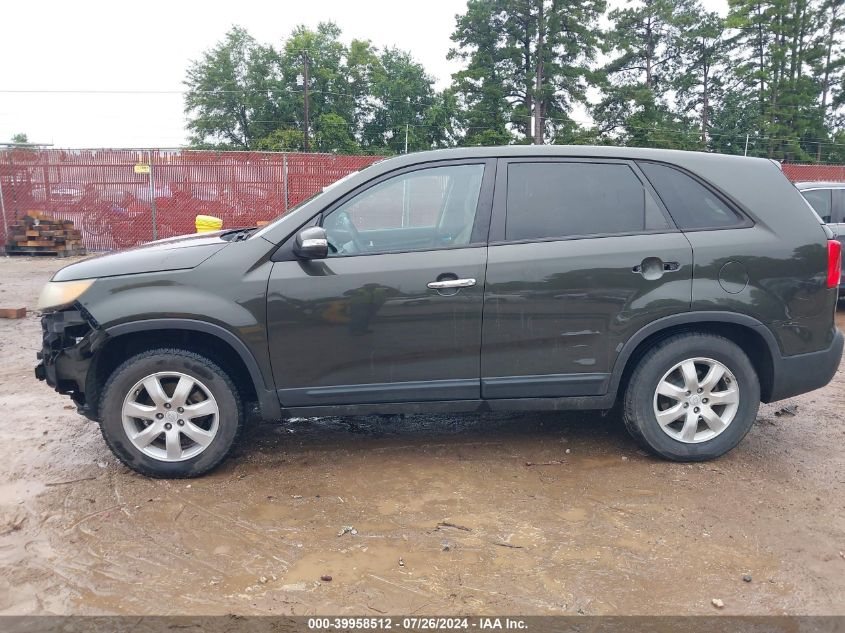 2012 Kia Sorento Lx VIN: 5XYKT3A18CG195255 Lot: 39958512