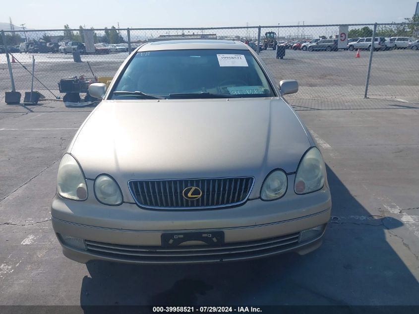 2001 Lexus Gs 300 VIN: JT8BD69S910128631 Lot: 39958521