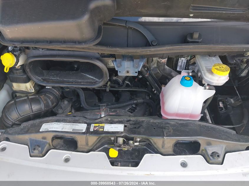 2021 Ram Promaster 3500 Cargo Van High Roof 159 Wb Ext VIN: 3C6MRVJG5ME549262 Lot: 39958543