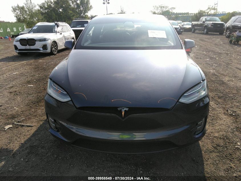 2020 Tesla Model X Performance Dual Motor All-Wheel Drive VIN: 5YJXCBE40LF263575 Lot: 39958549