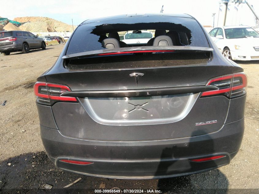 2020 Tesla Model X Performance Dual Motor All-Wheel Drive VIN: 5YJXCBE40LF263575 Lot: 39958549