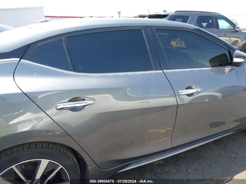 2019 Nissan Maxima 3.5 Sv VIN: 1N4AA6AV3KC382353 Lot: 39958575