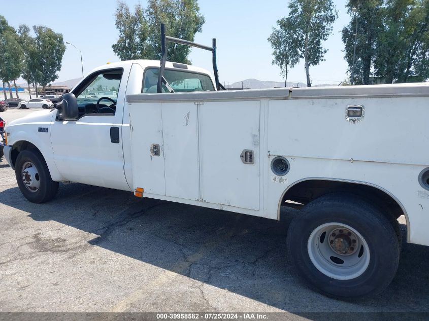 2001 Ford F-350 Xl/Xlt VIN: 1FDWF36L91EA38337 Lot: 39958582
