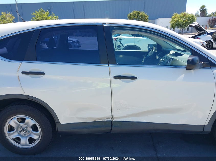 2013 Honda Cr-V Lx VIN: 5J6RM3H31DL037679 Lot: 39958589