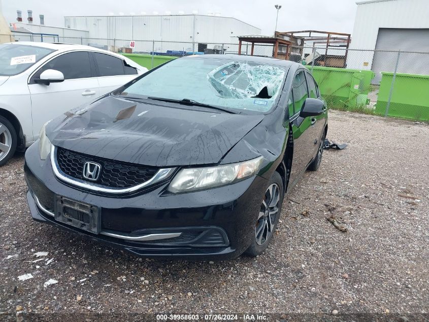 2013 Honda Civic Ex VIN: 19XFB2F87DE068077 Lot: 39958603