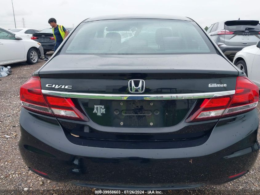 2013 Honda Civic Ex VIN: 19XFB2F87DE068077 Lot: 39958603