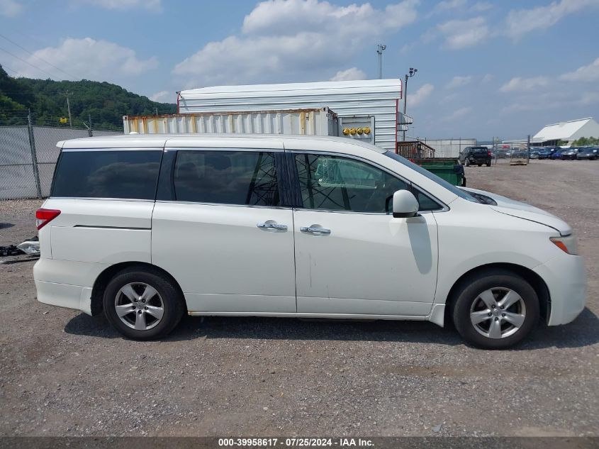 2012 Nissan Quest Sv VIN: JN8AE2KP5C9049386 Lot: 39958617