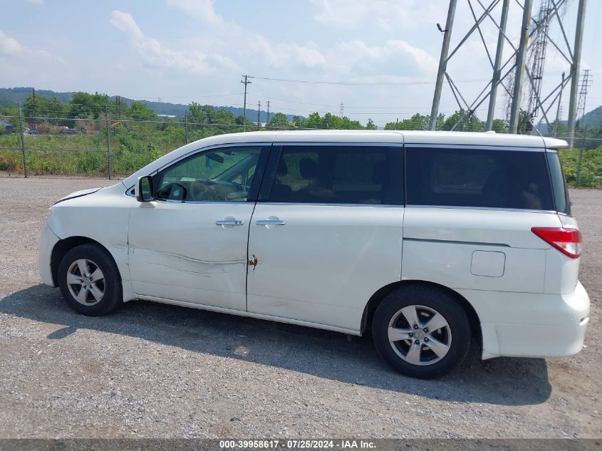 2012 Nissan Quest Sv VIN: JN8AE2KP5C9049386 Lot: 39958617