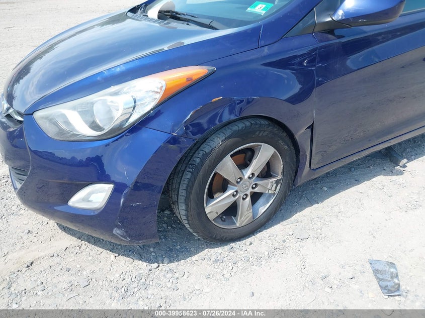 2012 Hyundai Elantra Gls VIN: 5NPDH4AE0CH080421 Lot: 39958623