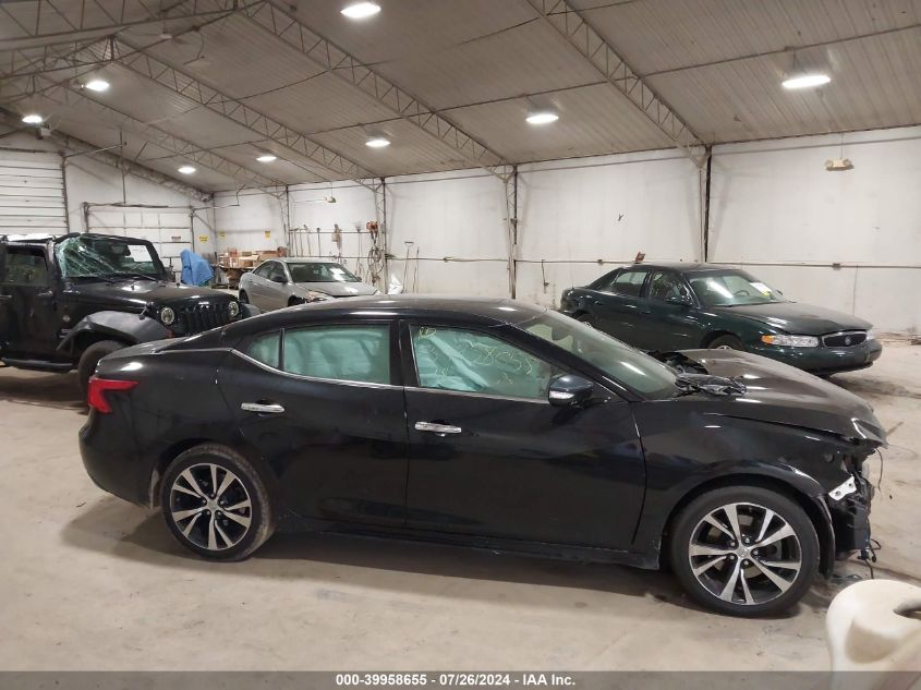 2018 Nissan Maxima 3.5 Sv VIN: 1N4AA6AP1JC360660 Lot: 39958655