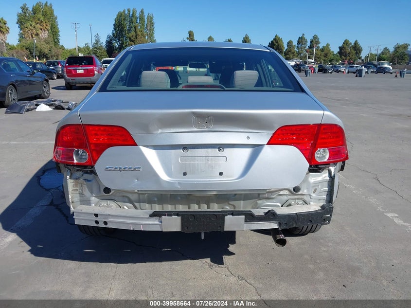 2008 Honda Civic Sdn Lx VIN: 1HGFA165X8L003063 Lot: 39958664