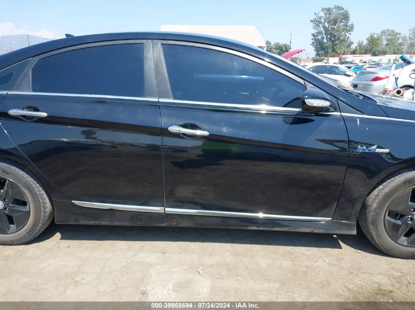 2012 Hyundai Sonata Hybrid VIN: KMHEC4A43CA058443 Lot: 39958694