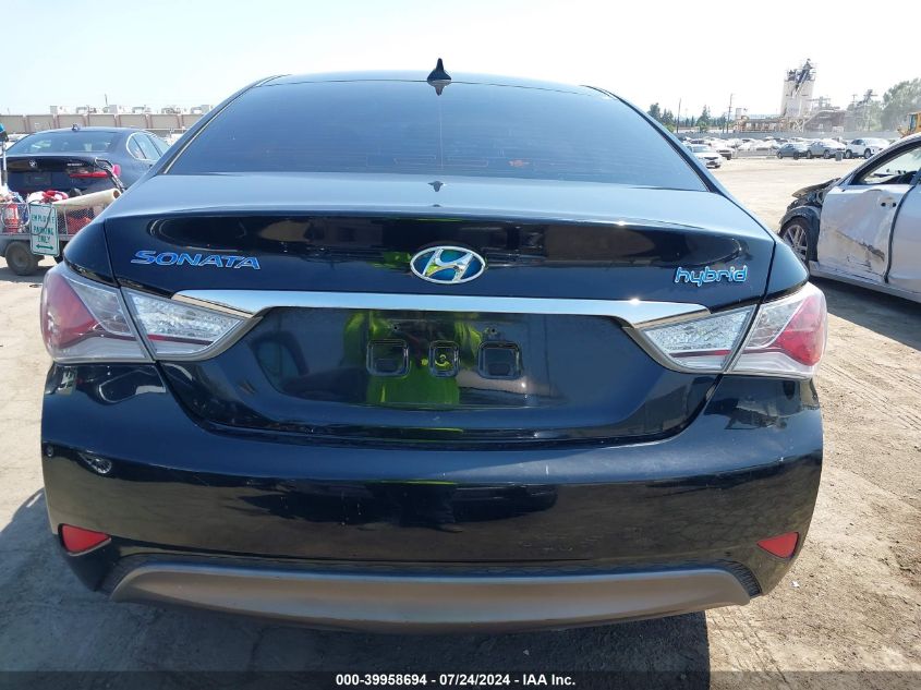 2012 Hyundai Sonata Hybrid VIN: KMHEC4A43CA058443 Lot: 39958694