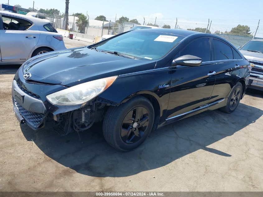 2012 Hyundai Sonata Hybrid VIN: KMHEC4A43CA058443 Lot: 39958694