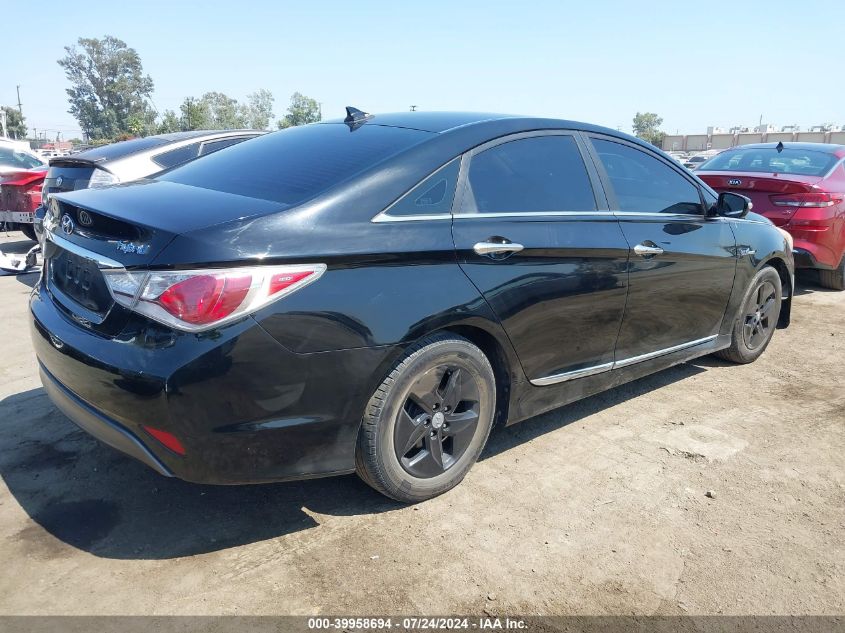 2012 Hyundai Sonata Hybrid VIN: KMHEC4A43CA058443 Lot: 39958694