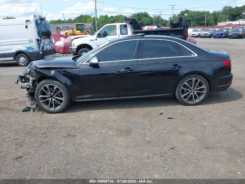 2018 Audi S4 3.0T Premium Plus VIN: WAUC4AF42JA003508 Lot: 39958704