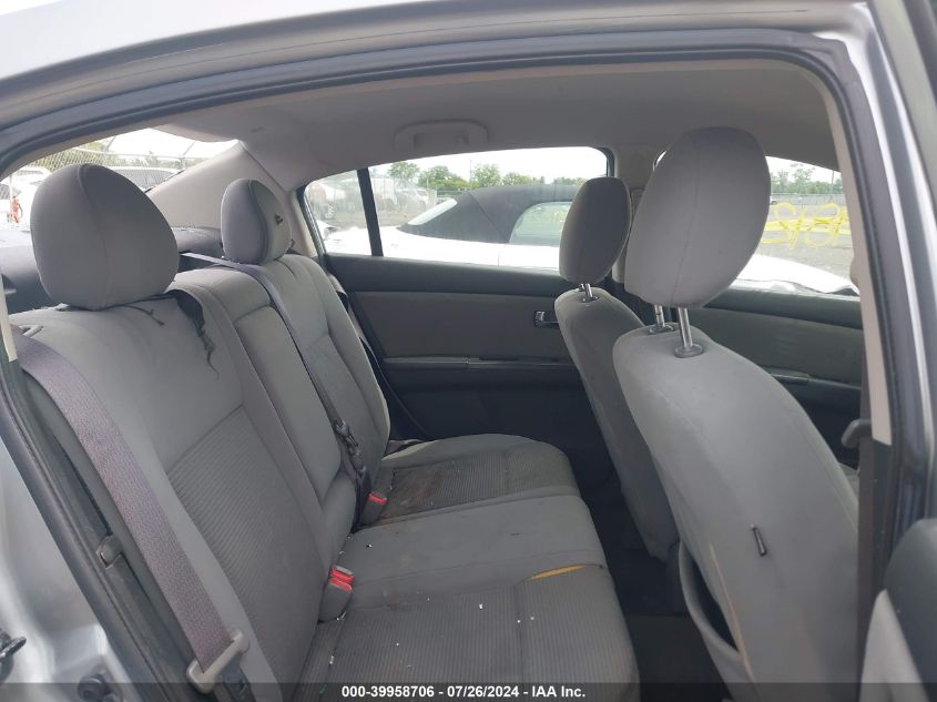 2011 Nissan Sentra 2.0S VIN: 3N1AB6AP8BL662401 Lot: 39958706