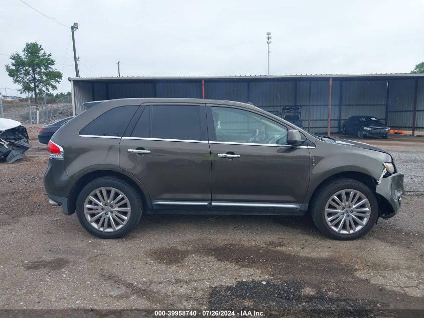 2011 Lincoln Mkx VIN: 2LMDJ6JK2BBJ11023 Lot: 39958740